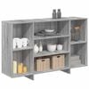 vidaXL Buffet sonoma gris 120x30x75 cm bois d'ing&eacute;nierie