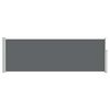 vidaXL Store lat&eacute;ral r&eacute;tractable Anthracite 300 x 100 cm Polyester