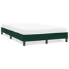 vidaXL Cadre de lit sans matelas vert fonc&eacute; 120x220 cm velours