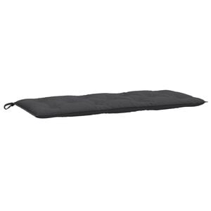 vidaXL Coussin de banc de jardin anthracite m&eacute;lang&eacute; 120x50x7 cm tissu