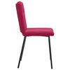 vidaXL Chaises à manger lot de 2 Rouge bordeaux Velours
