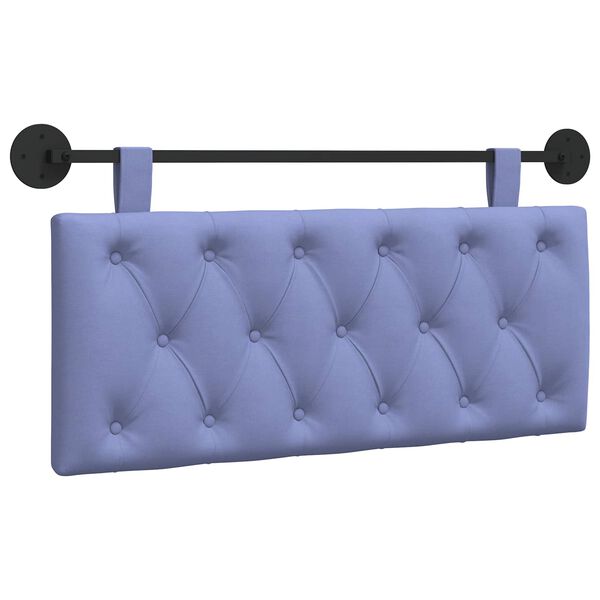vidaXL T&ecirc;te de lit suspendue Bleu denim 110 x 55 x 7 cm tissu