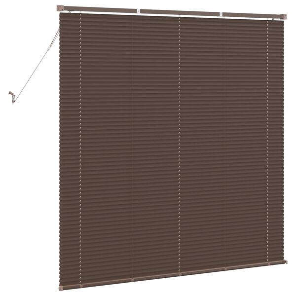 vidaXL Store V&eacute;nitien Marron fonc&eacute; avec motif 150 x 150 cm PVC