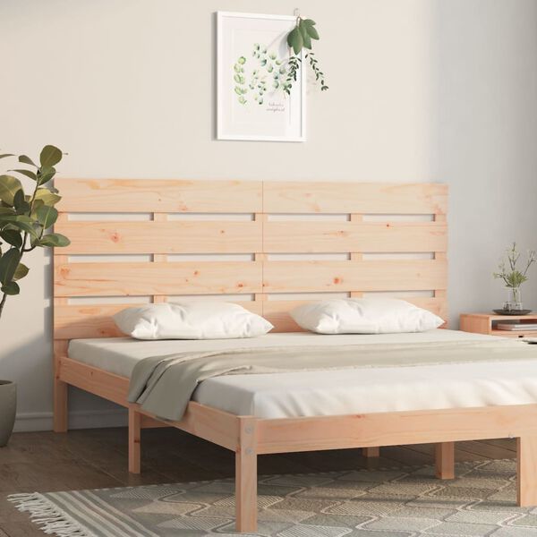 vidaXL T&ecirc;te de lit 135x3x80 cm Bois massif de pin