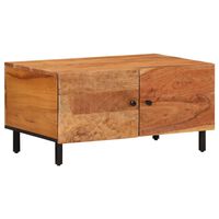 vidaXL Table basse 80x50x40 cm bois massif d'acacia