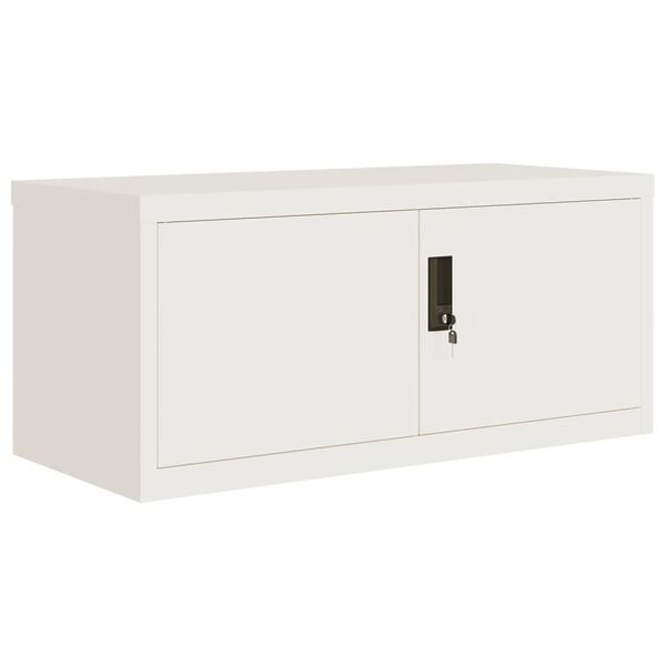 vidaXL Classeur blanc 90x40x110 cm acier