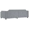 vidaXL Lit de repos gris clair 100x200 cm tissu