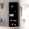 vidaXL Biblioth&egrave;que &agrave; 5 niveaux Noir 60x24x175 cm Bois d&rsquo;ing&eacute;nierie