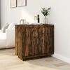vidaXL Buffet Ch&ecirc;ne fum&eacute; 80x40x75 cm Bois d'ing&eacute;nierie
