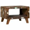 vidaXL Table basse Multicolore 50 x 50 x 35 cm Bois Recycl&eacute; Solide