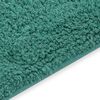 vidaXL Tapis de salle de bain 2 pcs Tissu Turquoise