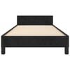 vidaXL Cadre de lit sans matelas noir 90x200 cm velours