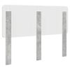 vidaXL T&ecirc;te de lit Gris b&eacute;ton 160 cm Bois d'ing&eacute;nierie