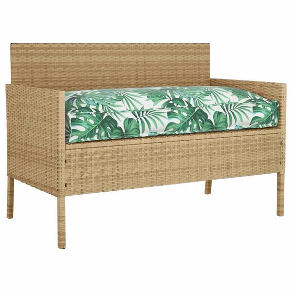 vidaXL Coussin Feuille Motif feuille 120 x 60 x 12 cm Tissu Oxford