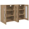 vidaXL Cabinets muraux 2 pcs Ch&ecirc;ne artisanal 69,5 x 34 x 90 cm