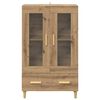 vidaXL Haut Armoire Ch&ecirc;ne artisanal 70 x 31 x 115 cm Bois d'ing&eacute;nierie