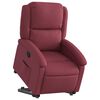 vidaXL Fauteuil inclinable rouge bordeaux tissu