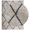vidaXL Tapis shaggy &agrave; poils longs moderne beige anthracite 300x400 cm