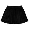Jupe plissée avec lurex pour enfants noir 116