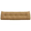 vidaXL Coussin de Dos Marron 160 x 24 x 50 cm Velours