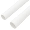 vidaXL Goulottes de câble avec pinces Ø25 mm 30 m PVC
