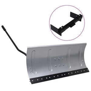 vidaXL Pare-neige pour tondeuse &agrave; gazon avec adaptateur 100 cm