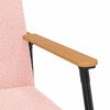 vidaXL fauteuil Rose 59 x 75 x 78 cm