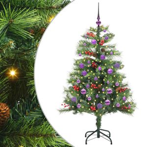 vidaXL Sapin de No&euml;l artificiel Vert 150 cm PVC et m&eacute;tal