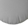 vidaXL Coussins de si&egrave;ge 2 pcs Gris nuage &Oslash;50 x 19 cm tissu