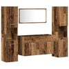 vidaXL Ensemble de meubles salle de bain 4 pcs bois d'ing&eacute;nierie