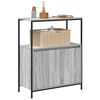 vidaXL Meuble de salle de bain avec étagères sonoma gris 76,5x35x95 cm