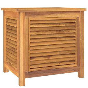 vidaXL Bo&icirc;te de rangement de jardin et sac 60x50x58cm bois massif teck