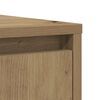 vidaXL Buffet chêne artisanal 85x34x76 cm bois d'ingénierie