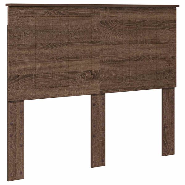 vidaXL T&ecirc;te de lit Ch&ecirc;ne brun 120 cm Bois d'ing&eacute;nierie
