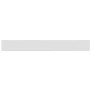 vidaXL Appui de fen&ecirc;tre Blanc 60 x 10 x 4,5 cm PVC