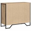 vidaXL Commode avec tiroir 2 pcs Ch&ecirc;ne artisanal 91 x 35,5 x 74,5 cm