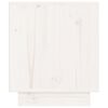 vidaXL Tables de chevet 2 pcs Blanc 40x34x40 cm Bois de pin solide