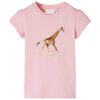 T-shirt pour enfants rose clair 104