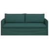 vidaXL Canap&eacute; Vert fonc&eacute; 196 x 82 x 85 cm tissu