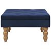 vidaXL Tabouret Bleu marine 60x60x36 cm Velours