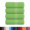 vidaXL Serviettes de toilette FROGN 4 pi&egrave;ces Vert pomme 30x30 cm 360 g/m&sup2;