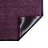 vidaXL Tapis de porte Bordeaux 60 x 40 x 1.2 cm Tissu en teddy