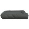 vidaXL Coussin avec oreillers pour chien Gris fonc&eacute; 115x100x20cm Tissu