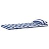 vidaXL Coussins de chaise adirondack lot de 2 rayures bleu/blanc