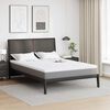 vidaXL Surmatelas Blanc 140 x 200 cm Tissu Jacquard