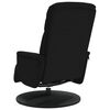 vidaXL Fauteuil inclinable avec repose-pied noir velours
