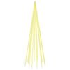 vidaXL Sapin de No&euml;l sur m&acirc;t de drapeau 732 LED Blanc chaud 500 cm