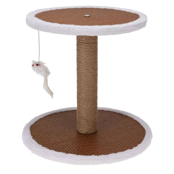 Pets Collection Arbre &agrave; chat sur pied avec souris 35x35x33 cm