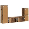 vidaXL Ensemble meuble TV 4 pcs Bois ancien Bois d'ing&eacute;nierie