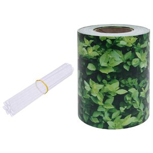 vidaXL &Eacute;cran d'intimit&eacute; de jardin PVC 35x0,19 m Vert